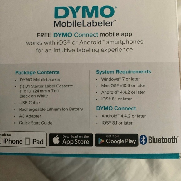 Dymo Mobile Labeler - Picture 3 of 11